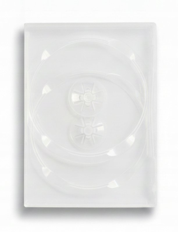 Pudełko CD DVD Blu-ray etui na 2 płyty polipropylenowe bezbarwne