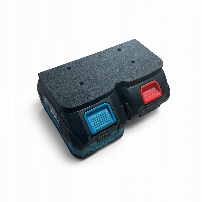 3x Uchwyt podwójny na baterie do systemu Makita LXT 18V 21V - zestaw — zdjęcie 7