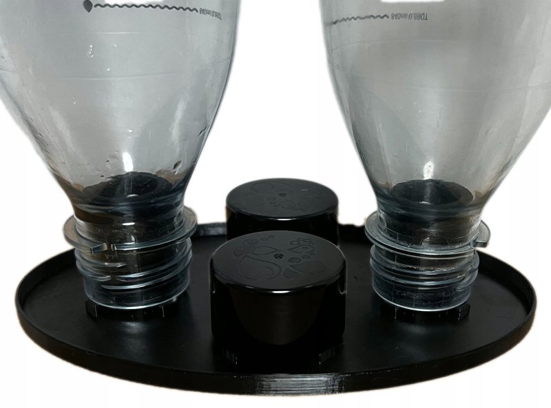 OCIEKACZ do butelek SODASTREAM na 2 dwie butelki | nowoczesny wygląd — zdjęcie 2