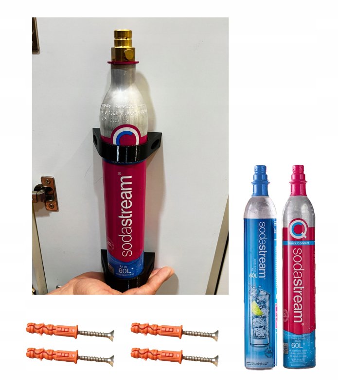 Uchwyt do butli CO2 SodaStream | podwieszany nabój | saturator | pojedynczy — zdjęcie 5