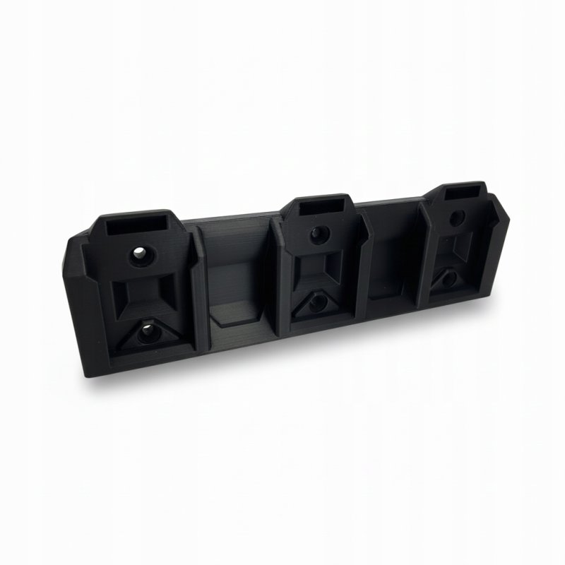 Uchwyt wieszak akumulatorów baterii Parkside x20V - potrójny 3 baterie — zdjęcie 4