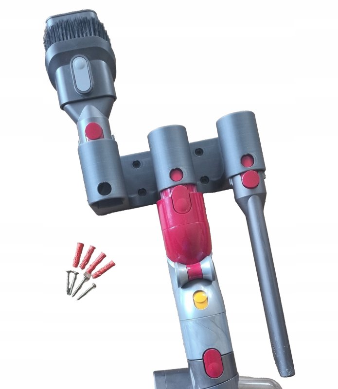 Uchwyt na szczotki do Dyson V7 V8 V10 V11 V15 | wieszak ścienny|6 szczotek — zdjęcie 2